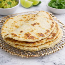 2 Ingredient Almond Flour Tortillas