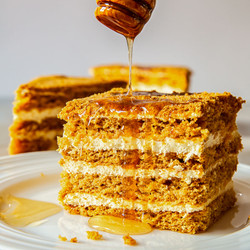 Russian Honey Cake Medovik