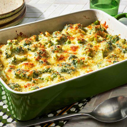 Broccoli Au Gratin Is Comfort In A Casserole Dish