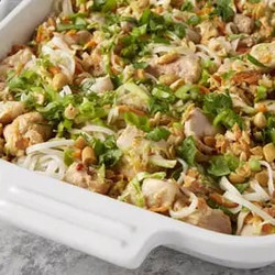Chicken Pad Thai Casserole