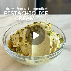 Creamy Dairy-free Pistachio Ice Cream