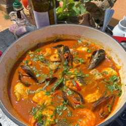 Seafood Cataplana neven