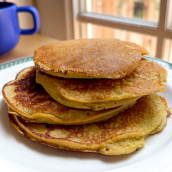 Apple Oat Pancakes