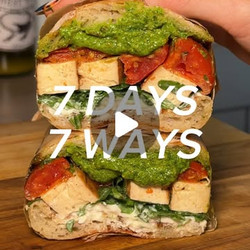 Tofu Pesto Picnic Sandwich