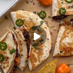 Sweet Potato Black Bean Quesadillas
