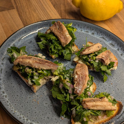 Petersiliensalat Mit Sardinen