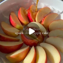 Upside-down Apple Cake