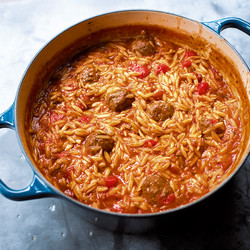 Meatballs With Orzo