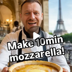 Homemade Mozzarella Cheese