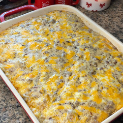 Biscuits And Gravy Casserole