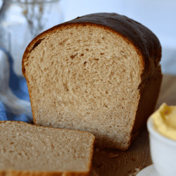 Soft Whole Wheat Sourdough Sandwich Bread Recipe
