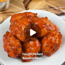 Crispy Zero Carb Boneless Buffalo Wings