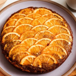 Orange Ginger Upside-down Cake