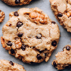 1-bowl Cowgirl Cookies (vegan + Gluten-free)