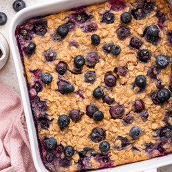 Blueberry Baked Oatmeal