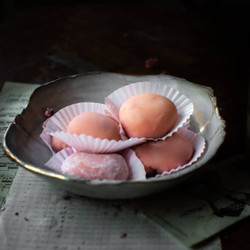 Perfect Cream Cheese And Strawberry Pink Mochi