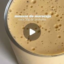 Sobremesa De Maracujá Com Whey