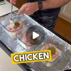 Chicken Pesto Bake Meal Prep