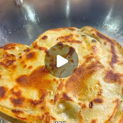 Crispy, Flakey, And Flavorful Curry Spiced Scallion Pancakes