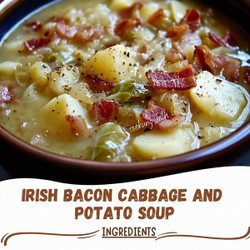 Irish Bacon Cabbage And Potato Soup
