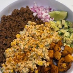 Hot Honey Street Corn Bowls