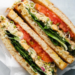 Chickpea “tuna” Salad With Lemon Tahini Sauce