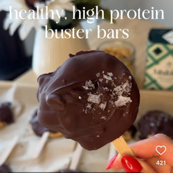 High-protein Buster Bars