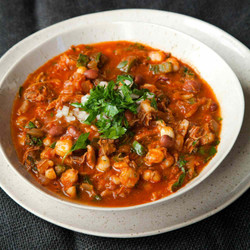 Chicken Chili With Beer And Hominy