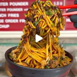 Satay Chicken Noodles