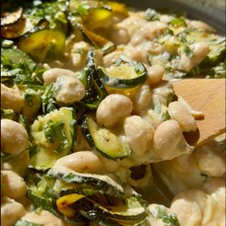 Lemon Garlic Butter Beans