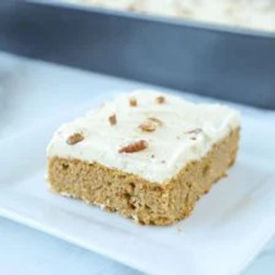 Keto Pumpkin Spice Sheet Cake