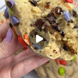 Thick &amp; Chewy M&amp;m Chocolate Chip Cookies