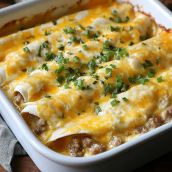 Southern Breakfast Enchiladas With Sausage Gravy