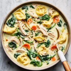 Creamy Chicken Tortellini Soup Recipe