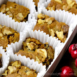 Date and walnut slice
