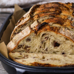 Sourdough Maple Pecan Bread