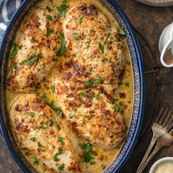 Baked Caesar Chicken Recipe