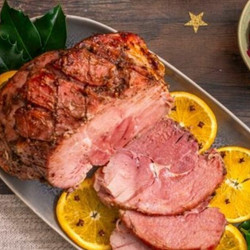 Ginger Beer Baked Ham With Spiced Marmalade Glaze