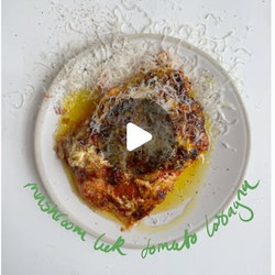 Creamy Mushroom Leek Lasagna