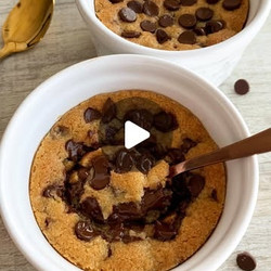 Air Fryer Cookie Dough Cups For Two