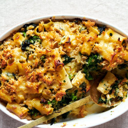 Spicy Baked Pasta With Cheddar And Broccoli Rabe