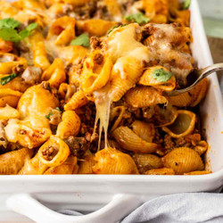 Taco Pasta Casserole (5 Ingredients)