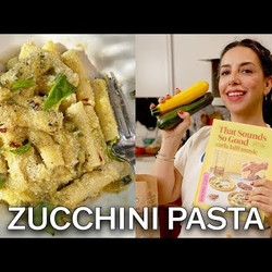 Pasta With Melted Zucchini Sauce