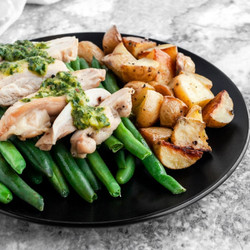 Sheet Pan Chimichurri Chicken And Veggies
