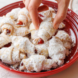Rugelach Cookies.  / Natasha's Kitchen Mom fav