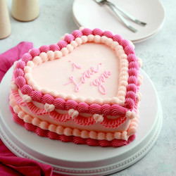 Vintage Heart Cake Tutorial