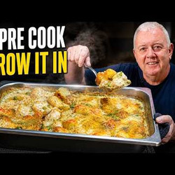 Easy Raw Chicken And Potato Bake
