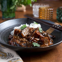 Chinese Braised Aubergine And Tofu