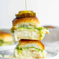 Chicken Pesto Sliders