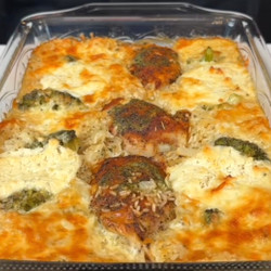 Baked Boursin Chicken and Rice